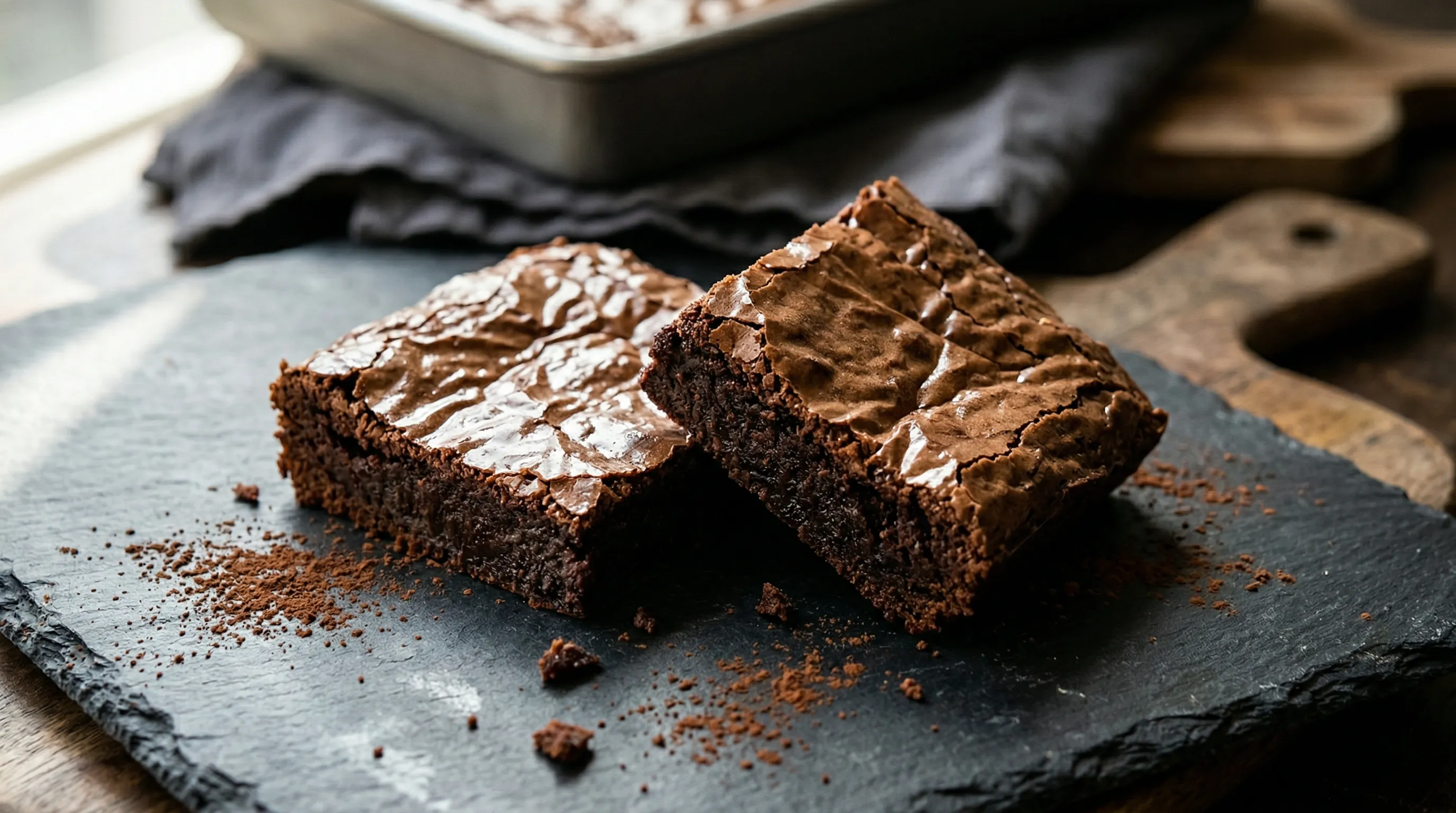Sugar Dissolution & The Papery Crust (The Modern Brownie)