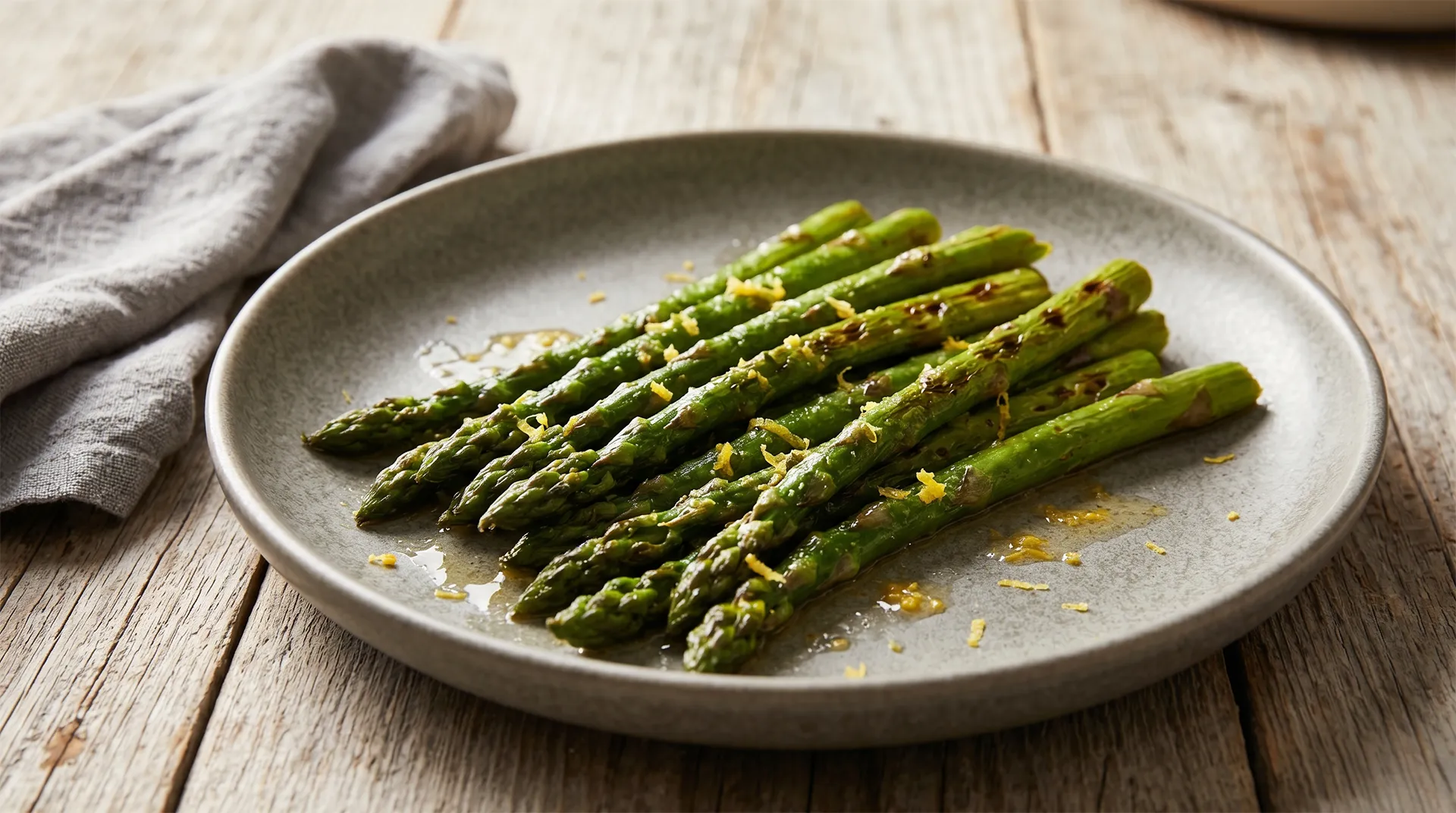 Butter-Steamed Asparagus