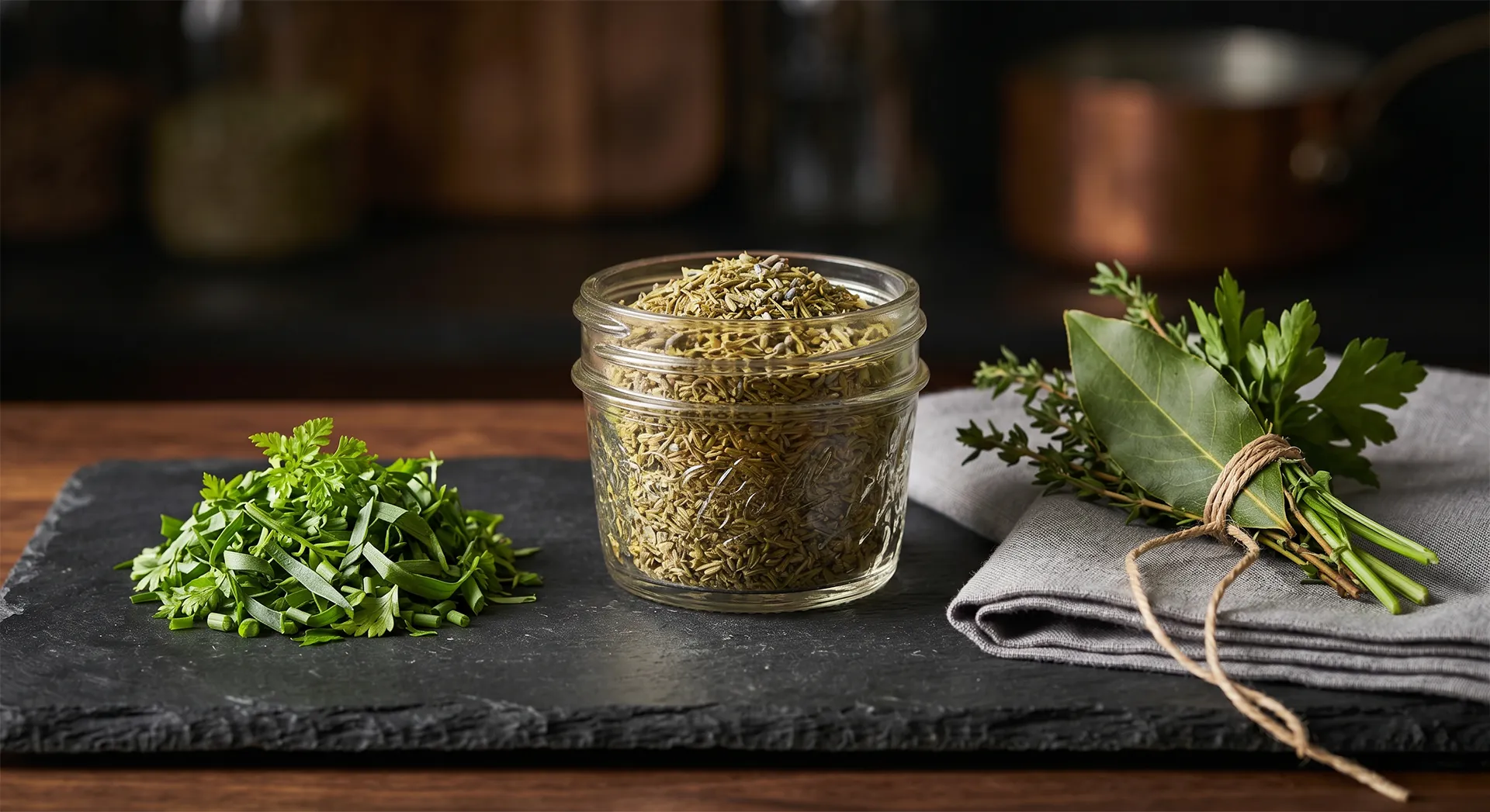 Fines Herbes vs. Herbes de Provence vs. Bouquet Garni