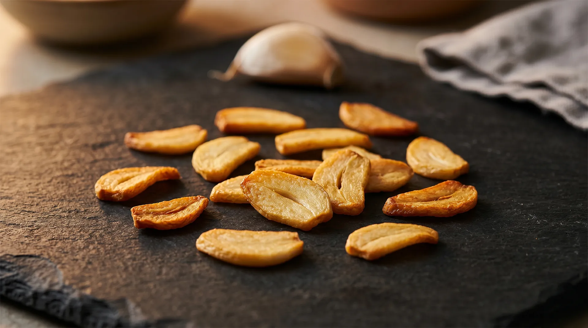 Garlic Crisps (Fried Garnish)
