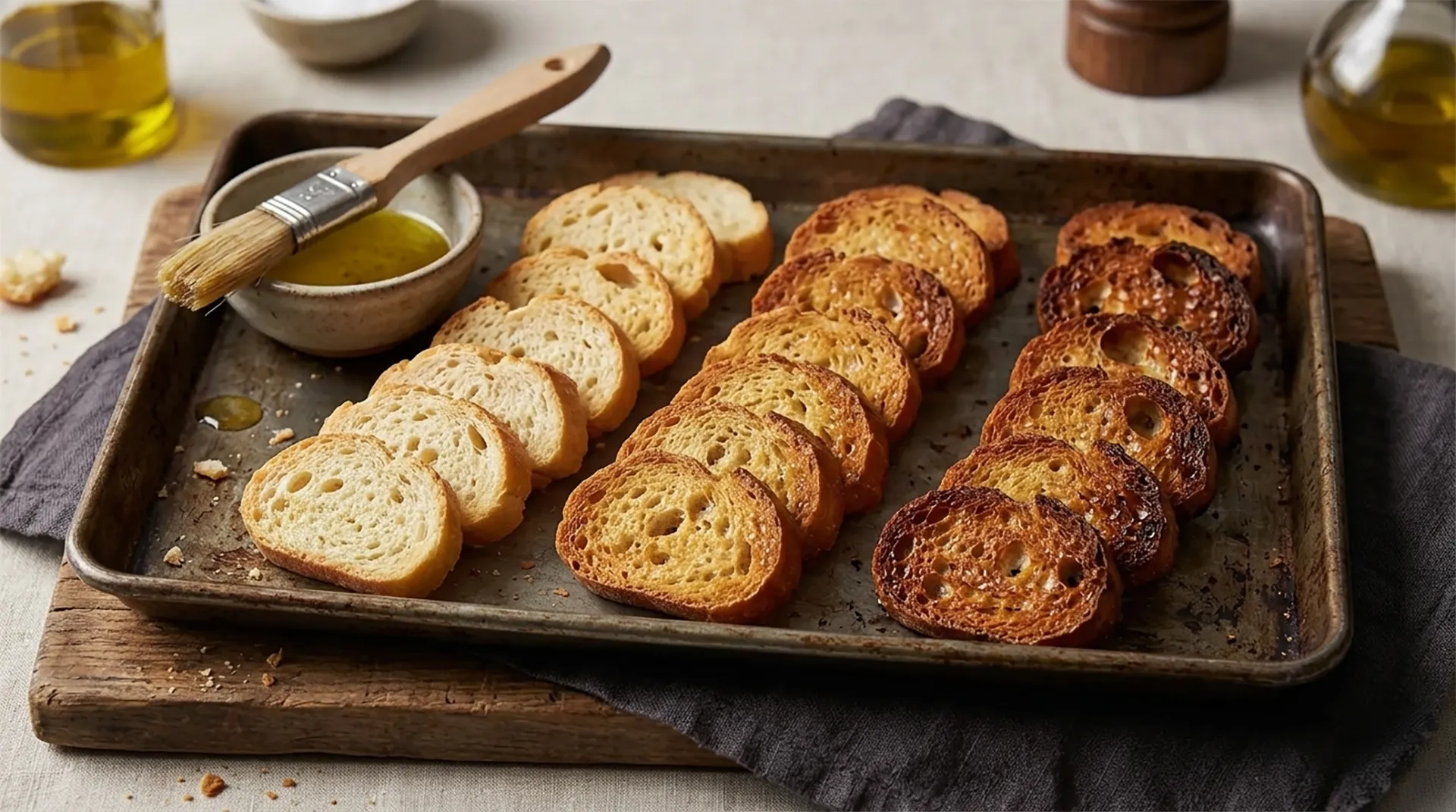 Foundation Crostini (The Three-Tier Crisp)